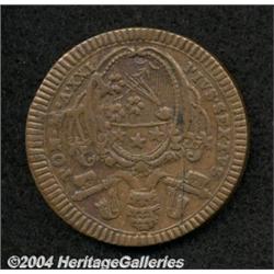 Papal States. Pius XI 1/2 Baiocchi ND (year 21),