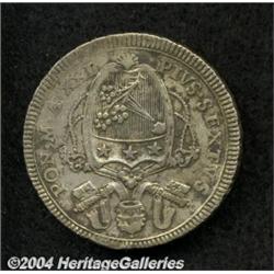 Papal States. Pius VI 60 Baiocchi 1795,