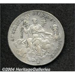 Papal States. Sede Vacante 1/2 Scudo 1823B,