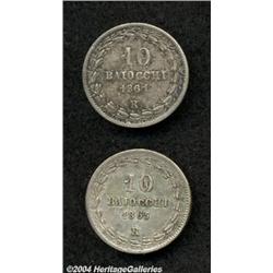 Pius IX pair as follows: