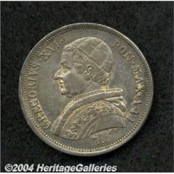 Papal States. Gregory XVI 50 Baiocchi 1836B,
