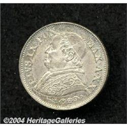 Papal States. Pius IX 10 Soldi 1866 (year 21),