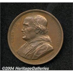 Papal States. Leo XII Bronze Medal 1823,