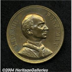 Papal States. LEO XIII Bronze Medal 1893,