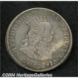 Tuscany. Cosimo III 1 Piastre 1699,