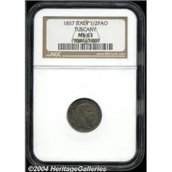 Tuscany. Leopold II 1/2 Paolo 1857,
