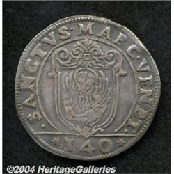 Venice. Francesco Erizzo (1631-1646) 1 Scudo ND Initials MAM,