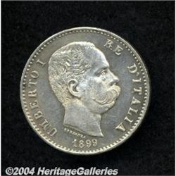 Kingdom. Umberto I 1 Lira 1899,