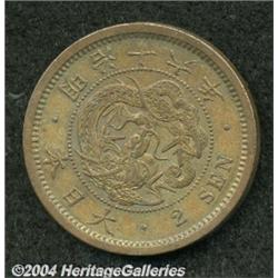 Meiji 15 (1882) 2 Sen,