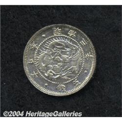 Meiji 3 (1870) 5 Sen, Shallow Scales