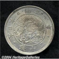 Meiji 3 (1870) 20 Sen Deep Scales,