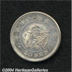 Meiji 10 (1877) 20 Sen,