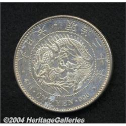 Meiji 20 (1887) 1 Yen, Type 2,