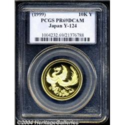 Heisei 11 (1999) Gold 10,000 Yen,