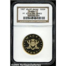 Gold 1000 Patacas 1987,