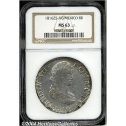 Ferdinand VII 8 Reales 1816-Zs-AG,