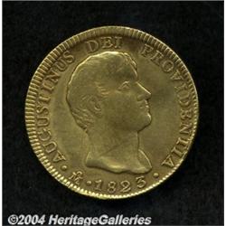 Iturbide gold 8 Escudos 1823-Mo-JM,