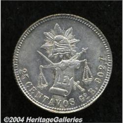 Republic. 25 Centavos 1885-Go-R,