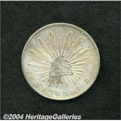 Republic 8 Reales 1877 As-DL,