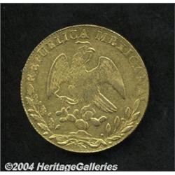 Republic. Gold 8 Escudos 1869 Ho-Pr,
