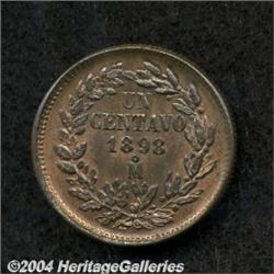 Republic Centavo 1898 Mo,
