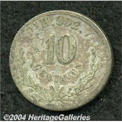 Republic 10 Centavos 1876-Pi-H,