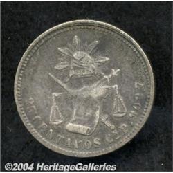 25 CENTAVOS 1873 CnP