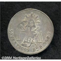 Republic 50 Centavos 1873 Do-P,