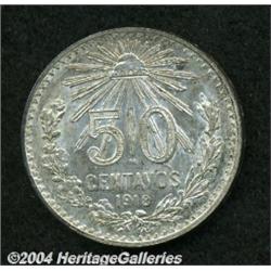 Republic 50 Centavos 1918,