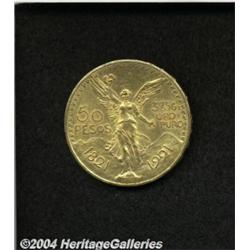 Republic. Gold 50 Pesos 1921,
