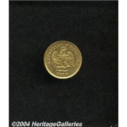 Republic Gold 1 Peso 1883 Cn-D,