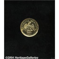 Republic Gold 1 Peso 1893 Cn-M,