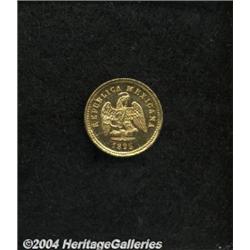 Republic Gold 1 Peso 1895 Cn-M,
