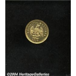 Republic Gold 1 Peso 1896/5 Cn-M,