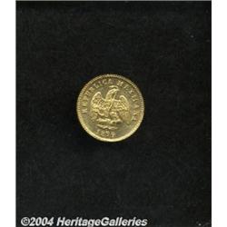 Republic Gold 1 Peso 1899 Cn-Q,