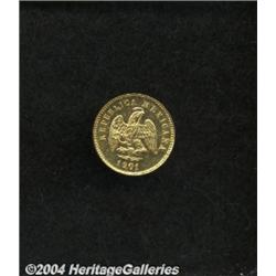 Republic Gold 1 Peso 1901 Cn-Q,