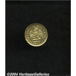 Republic Gold 1 Peso 1892 Go-R,