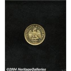 Republic Gold 1 Peso 1897/6 Go-R,