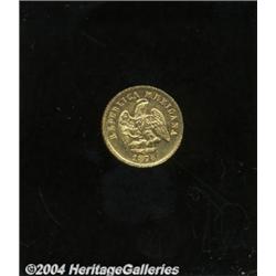 Republic Gold 1 Peso 1878 Mo-M,
