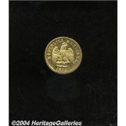 Republic Gold 1 Peso 1879 Mo-M,