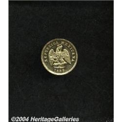 Republic Gold 1 Peso 1888 Mo-M,