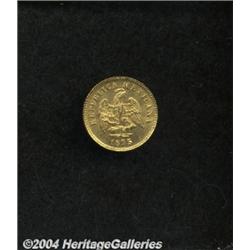 Republic Gold 1 Peso 1895 Mo-M,