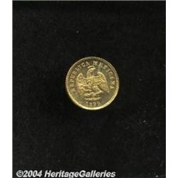 Republic Gold 1 Peso 1899 Mo-M,