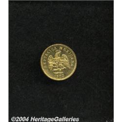 Republic Gold 1 Peso 1903 Mo-M, Small Date