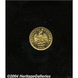 Republic Gold 1 Peso 1903 Mo-M, Small Date