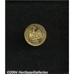 Republic Gold 1 Peso 1904 Mo-M,