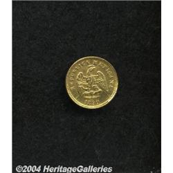 Republic Gold 1 Peso 1890 Zs-Z,