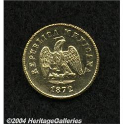 Republic Gold 2-1/2 Pesos 1872 Mo-M,