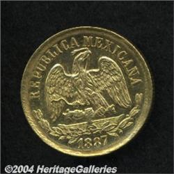 Republic Gold 10 Pesos 1887 Go-R,