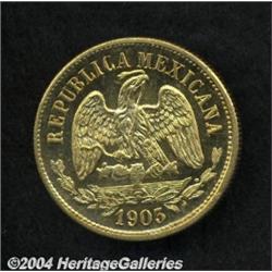 Republic Gold 10 Pesos 1903 Mo-M,